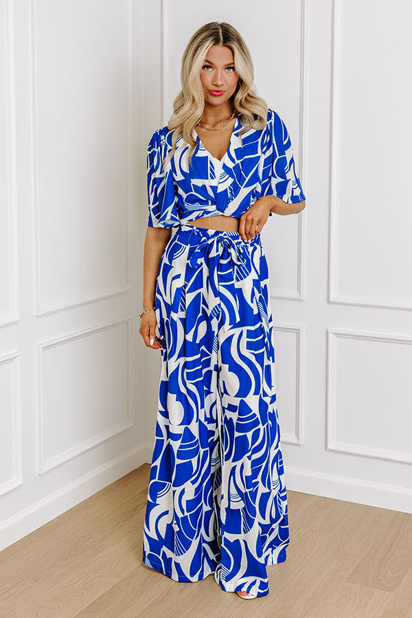 Amalfi Cruise High Waist Wide Leg Pants Image - 1