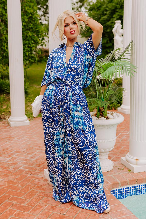 Mykonos Daytrip High Waist Satin Pants Curves Image - 1