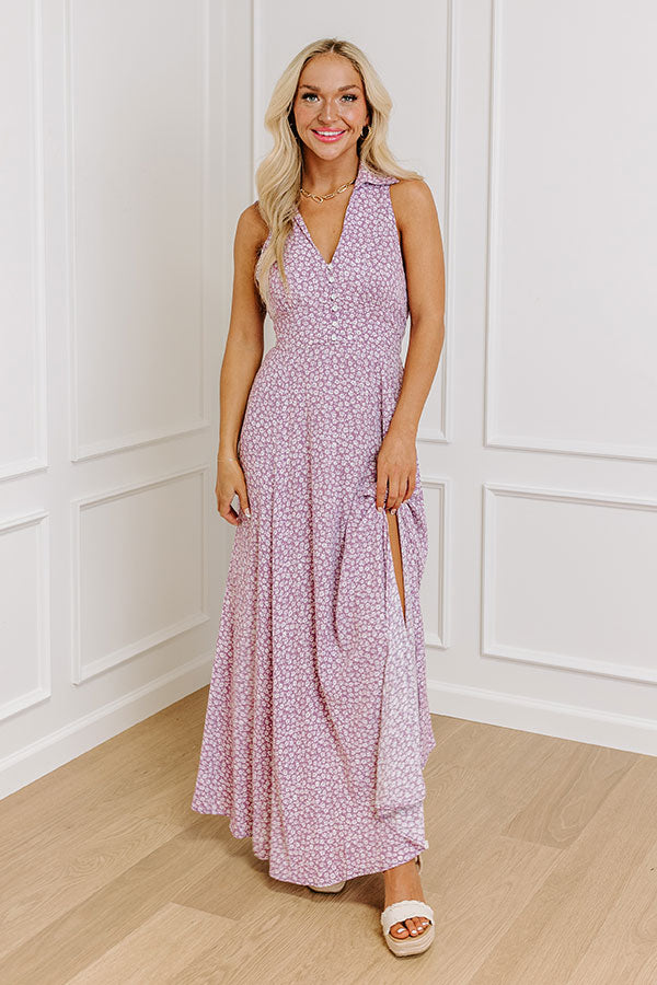 Napa Girls Trip Floral Maxi Dress Image - 3