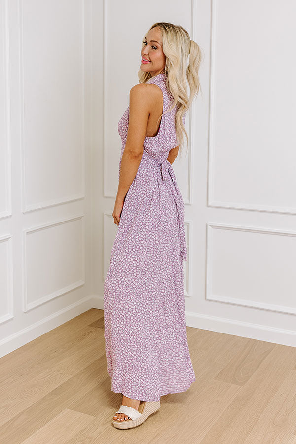 Napa Girls Trip Floral Maxi Dress Image - 4