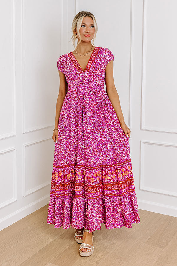 Hidden Garden Floral Maxi Dress Image - 1