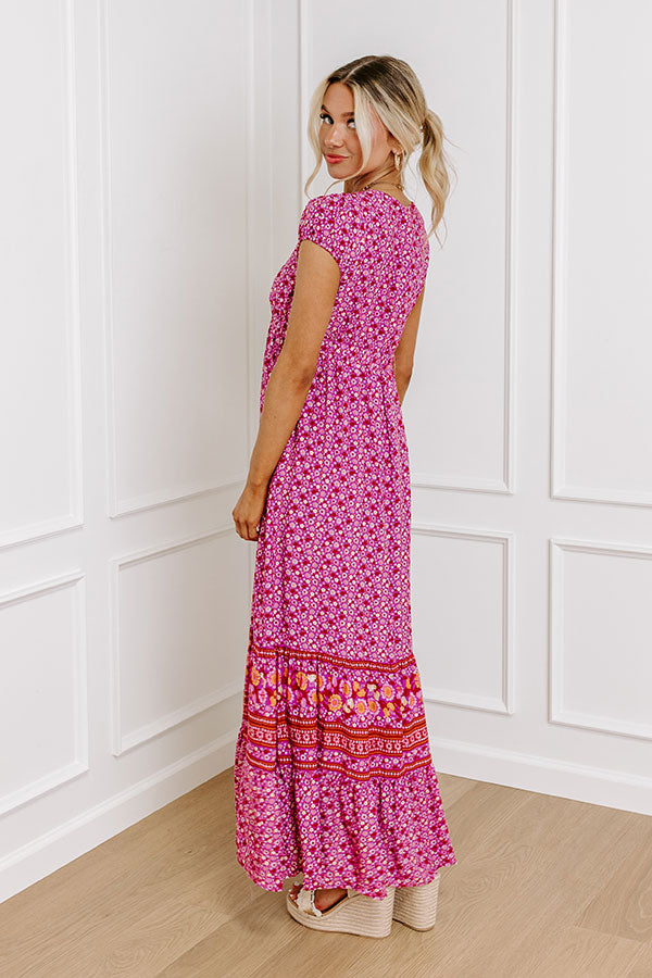 Hidden Garden Floral Maxi Dress Image - 3