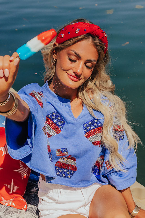 Dreaming In Stars And Stripes Embellished Headband