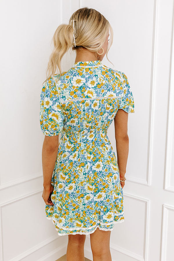 Nashville Brunch Floral Mini Dress Image - 5