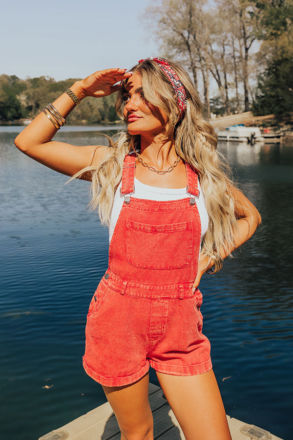 BBQ Ready Denim Overalls Image - 2