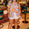 Antigua Girls Trip Floral Shift Top Curves Image - 1