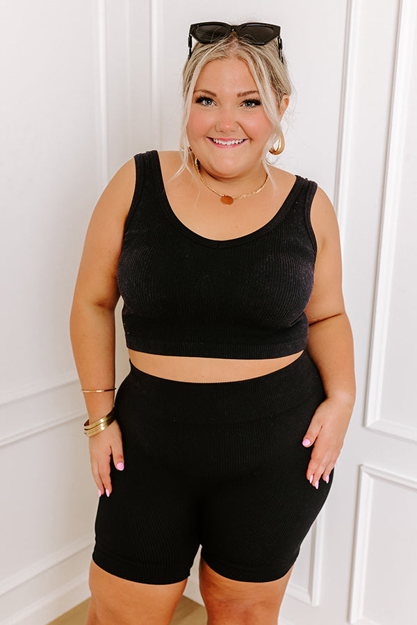 Trailside Cutie Ribbed Crop Top Curves Image - 5