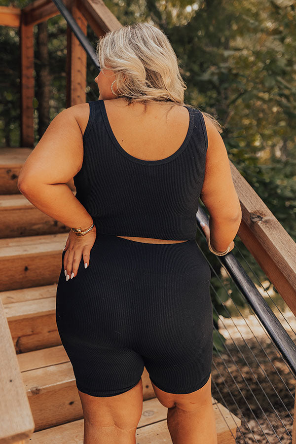 Trailside Cutie Ribbed Crop Top Curves Image - 3