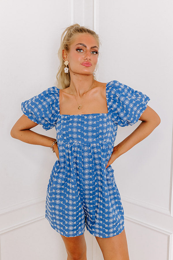 It's In The Details Embroidered Romper Image - 1