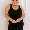 Always On The Move Athletic Dress In Black Curves Image - 1