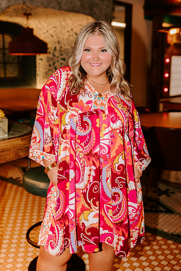 Fiesta and Flair Babydoll Mini Dress Curves Image - 2