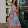 Feeling Boho Tiered Maxi Dress in Sky Blue Image - 1