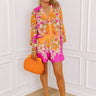 Hibiscus Kisses High Waist Shorts Image - 1
