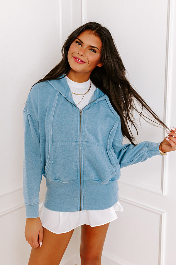 Along The Path Sweater In Blue Image - 3