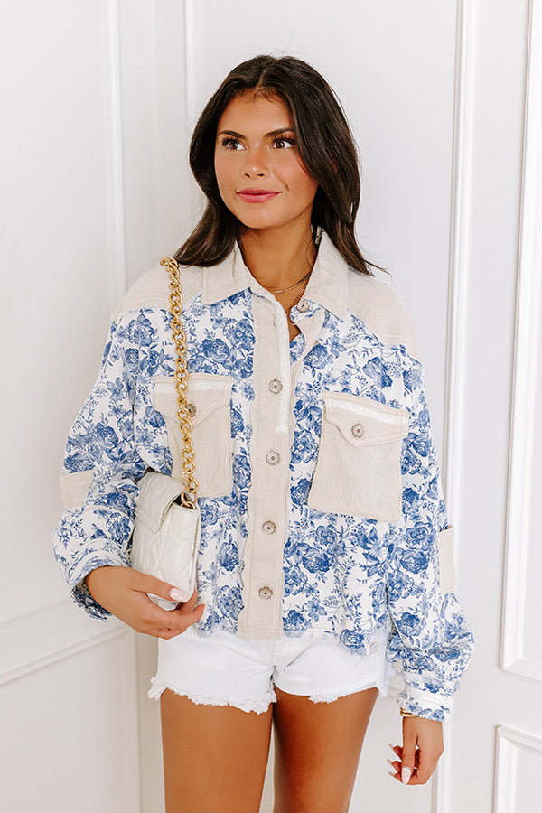Garden Picnic Floral Jacket Image - 2