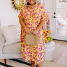 Resort Bound Floral Caftan Midi Curves Image - 1