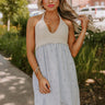 Eye Catcher Eyelet Mini Dress Image - 1