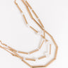 Cherished Moment Layered Necklace in Clear Image - 1