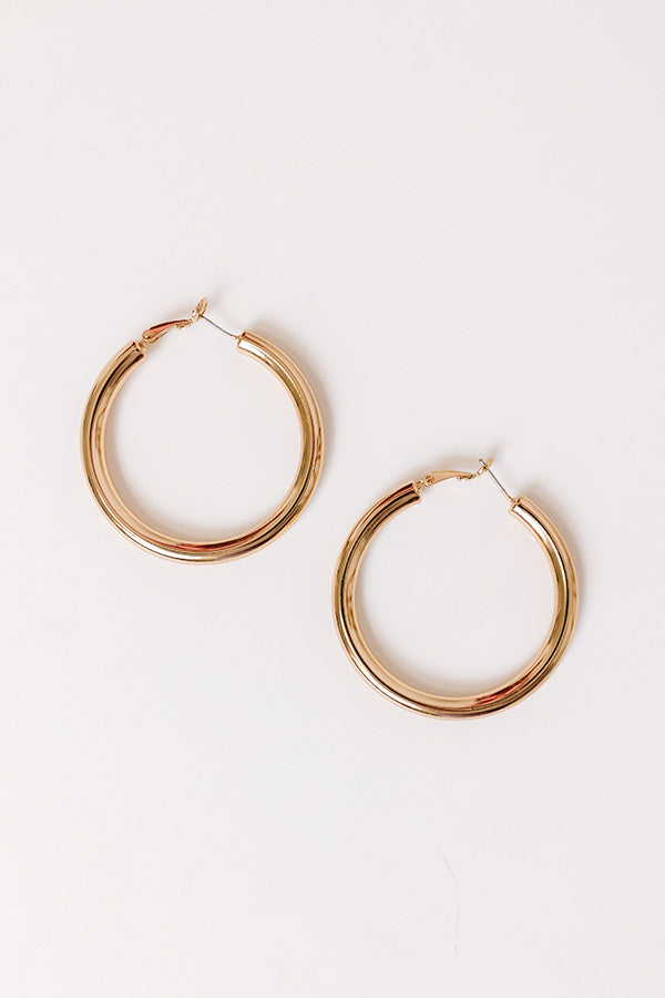 Sassy and Chic Hoop Earrings