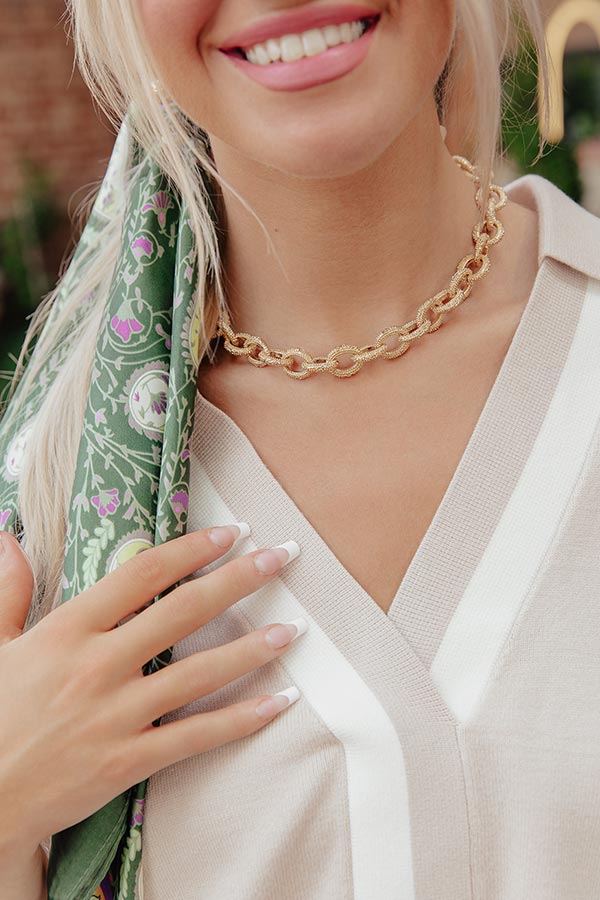 Follow The Link Necklace