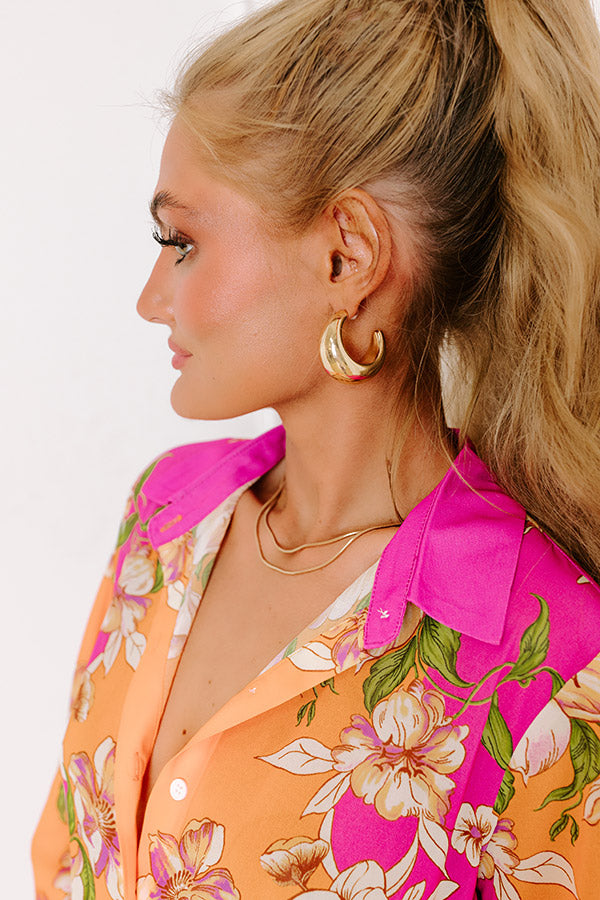 Statement Piece Hoop Earrings Image - 2