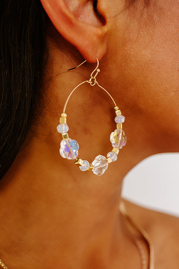 Deeply In Love Earrings in Clear Image - 3