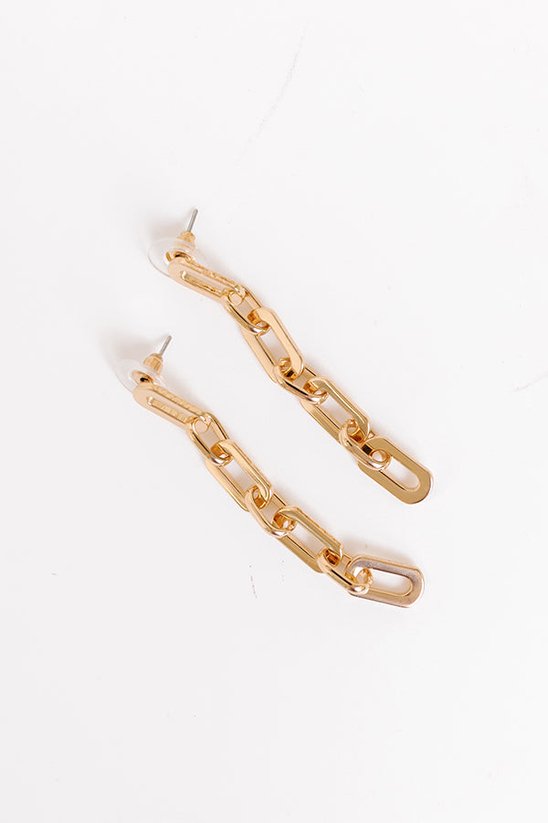 Stay Connected Link Earrings Image - 2