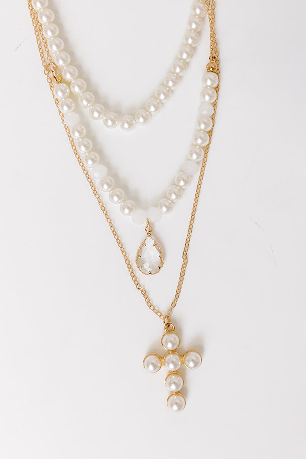 Have Faith Layered Necklace Image - 1