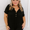 Coastal Breeze Shift Top in Black Curves Image - 1