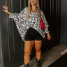 Martinis and Chit Chat Satin Top in Black Curves Image - 1