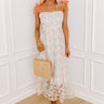Charming Moment Embroidered Floral Midi Image - 1