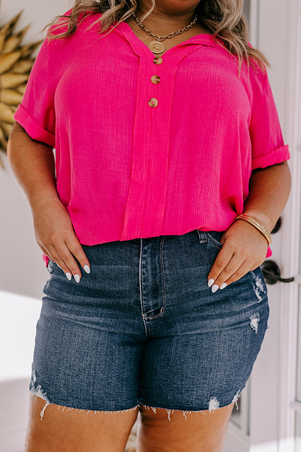 Judy Blue Eleanor High Waist Distressed Shorts Curves Image 6