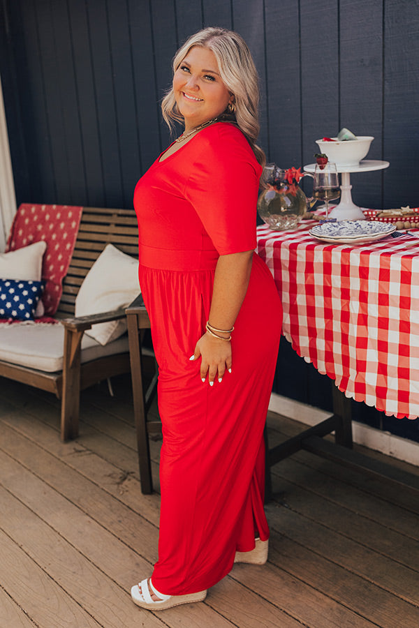 Backyard BBQ Jumpsuit Curves Image - 4