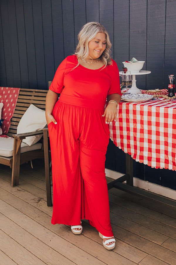 Backyard BBQ Jumpsuit Curves Image - 1