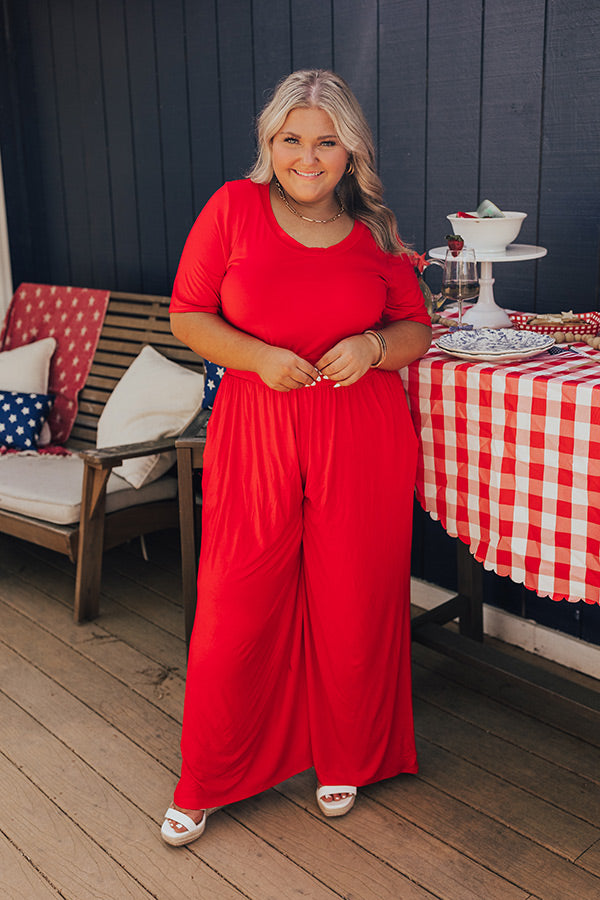 Backyard BBQ Jumpsuit Curves Image - 3