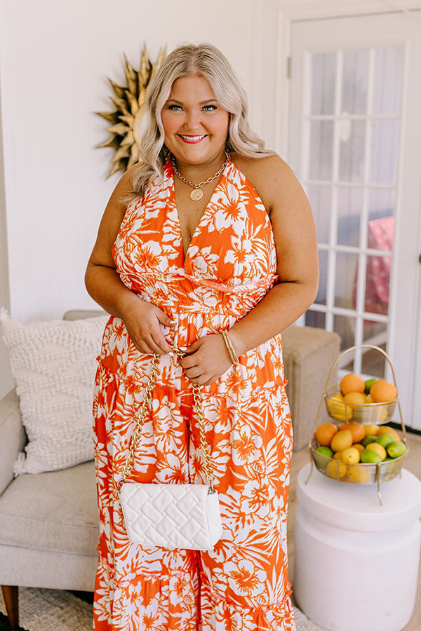 Honolulu Vacay Floral Jumpsuit Curves Image - 3