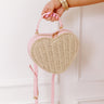 Sundrop Heart Straw Crossbody Image - 1