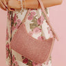 The Eden Woven Purse in Blush Image - 1