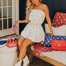 Stars and Sparklers Embroidered Romper Image - 1