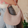 The Luna Spring Woven Purse in Dusty Purple Image - 1