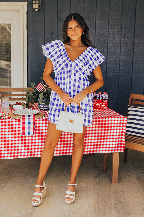 Picnic At The Park Gingham Romper Image - 2