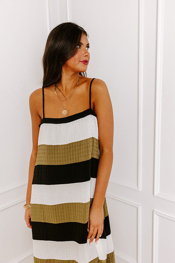Headed to Soho Stripe Midi Image - 2