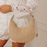 The Luna Spring Woven Purse in Natural Image - 1