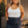 Easily Styled Seamless Tank in White Curves Image - 1