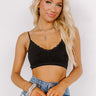 Delicate Details Bralette in Black Image - 1
