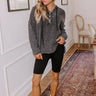 Always On The Move High Waist Ribbed Biker Shorts Image - 1