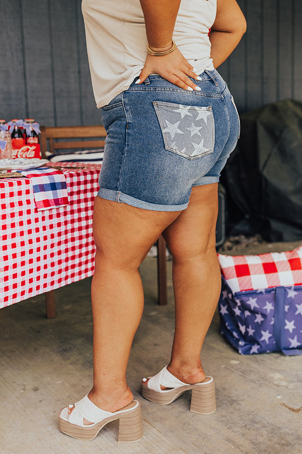 American Dream High Waist Shorts Curves Image - 5