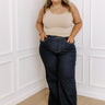 Easily Styled Seamless Tank in Beige Curves Image - 1