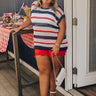 Lake Days Knit Stripe Top Curves Image - 1