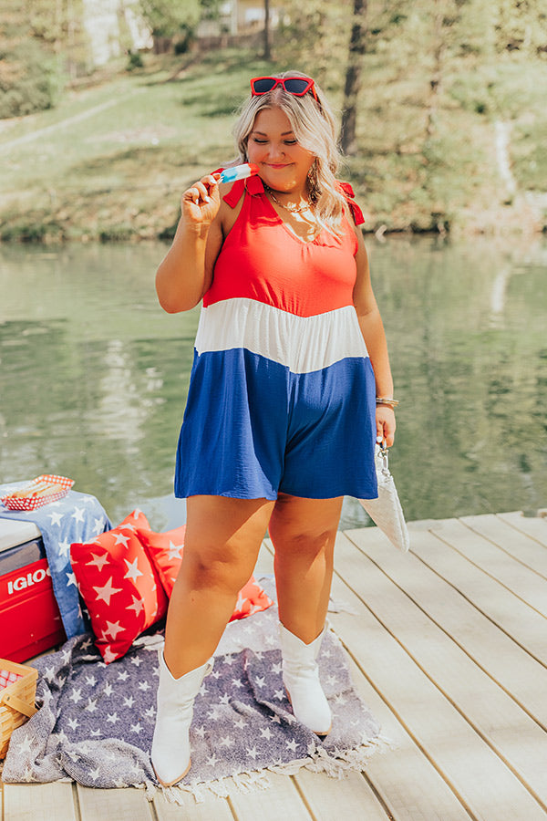 Popsicles and Sparklers Romper Curves Image - 1